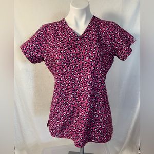 Med Couture MEDIUM pink and black leopard cheetah animal print